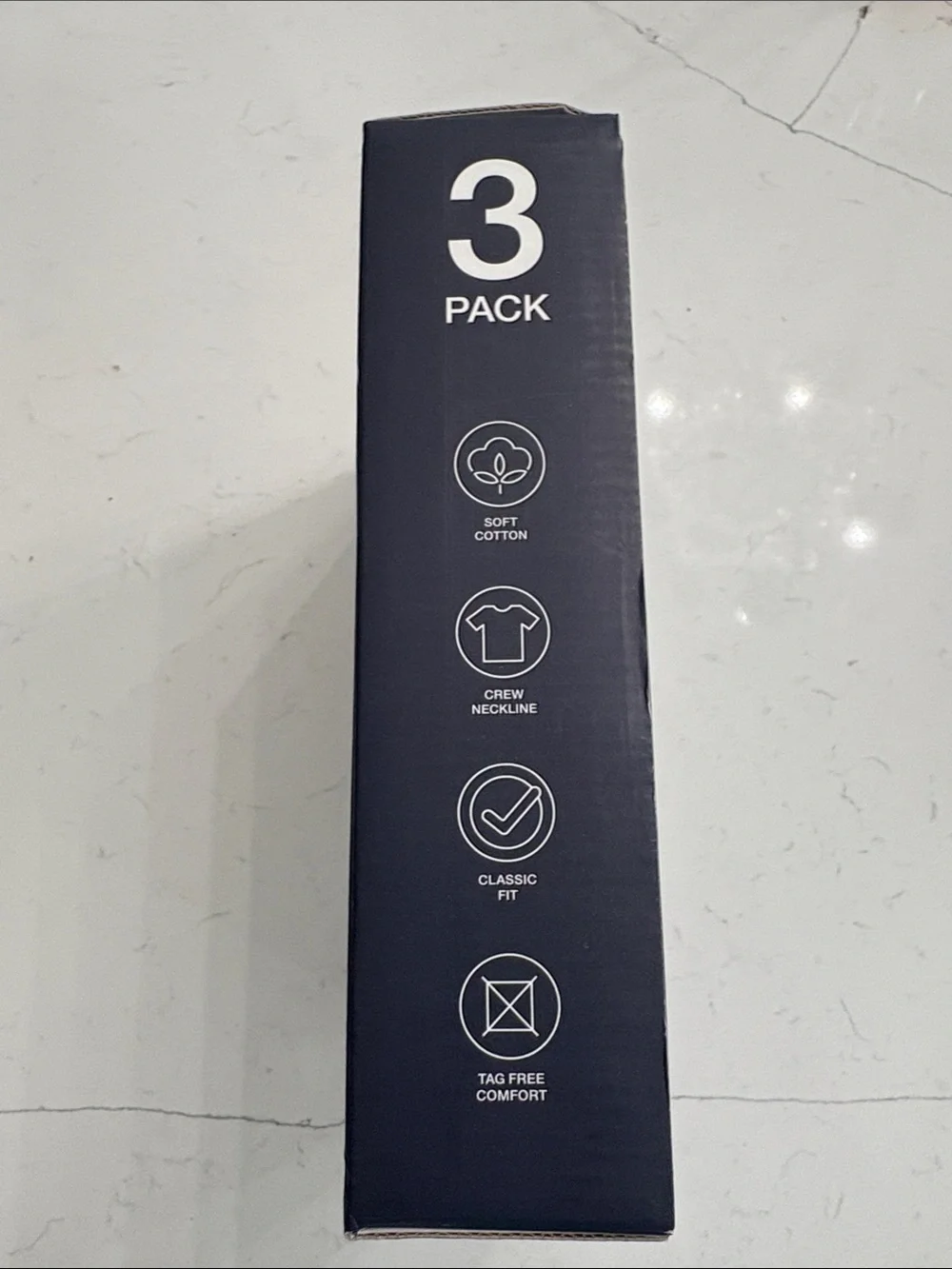 GAP White Cotton Crew Shirts - 3 Pack